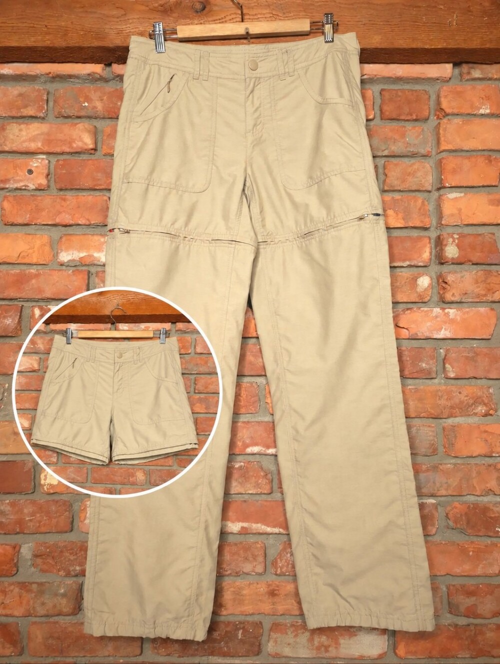 The North Face Convertible Zip Off Hiking Pants Shorts Utility Trail Outdoor